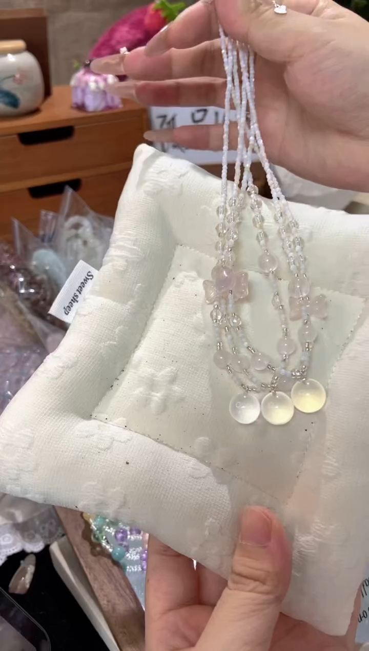 水晶手串未镶嵌孤品捡漏均匀瑕疵介意勿拍