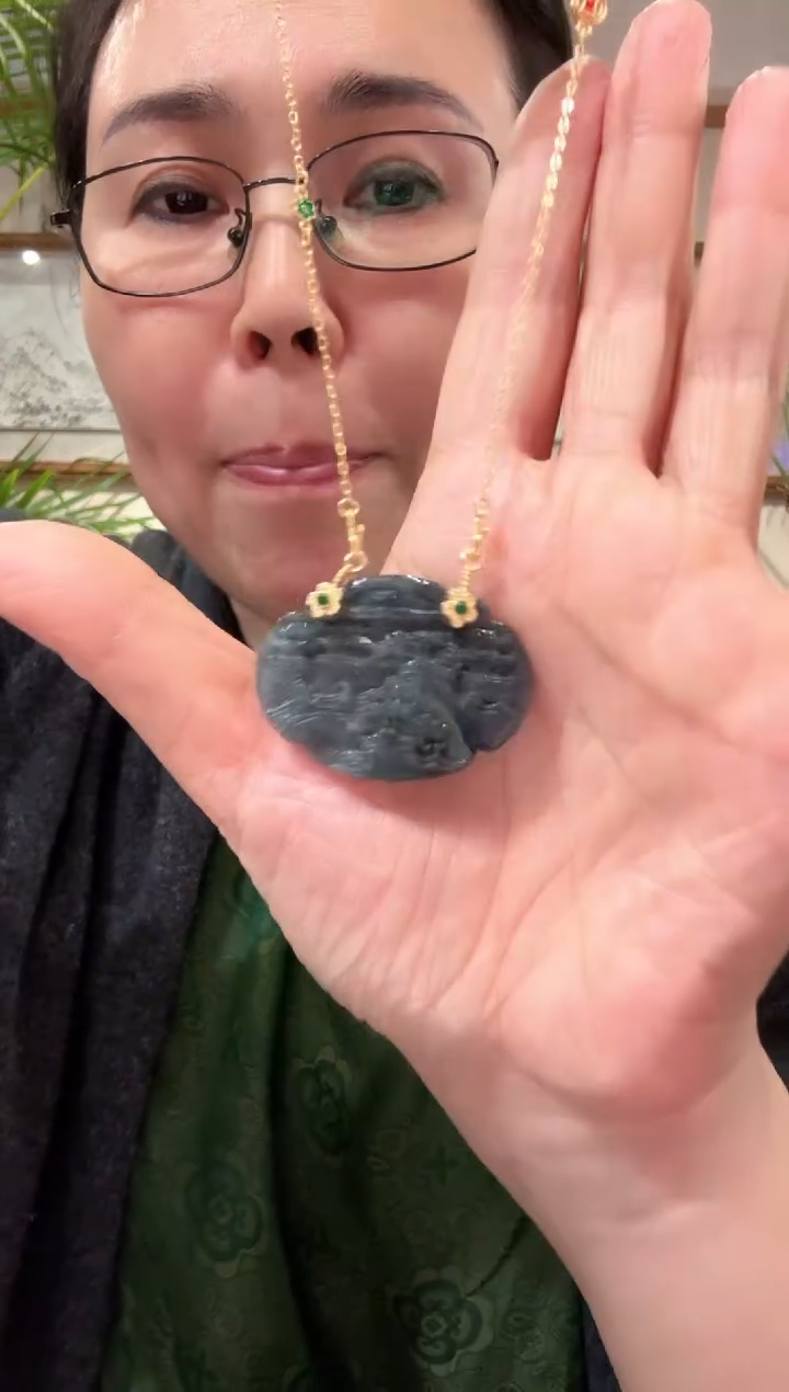 【闪购商品】翡翠颈饰未镶嵌国风