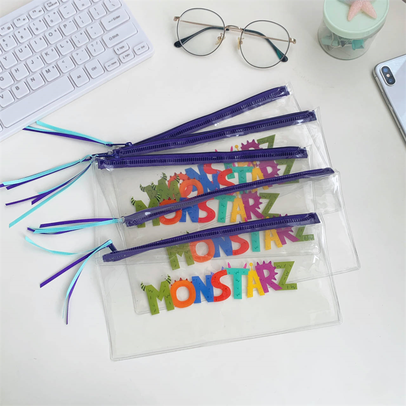 12月3号清发7个！透明收纳袋彩色字母笔袋票据收纳袋NO.退NO.换   