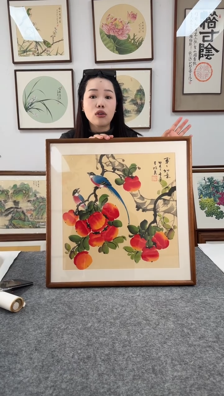 书法唐专波15-53*53绘画手绘同款