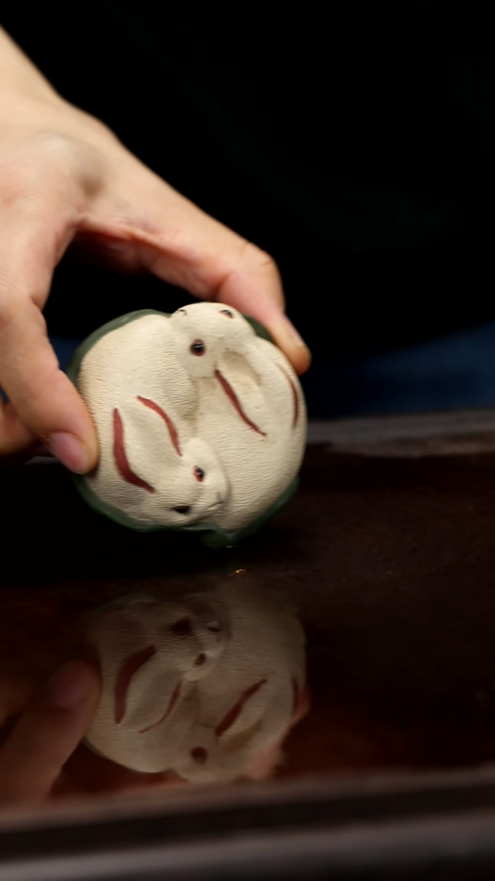 紫砂茶宠紫砂兔子