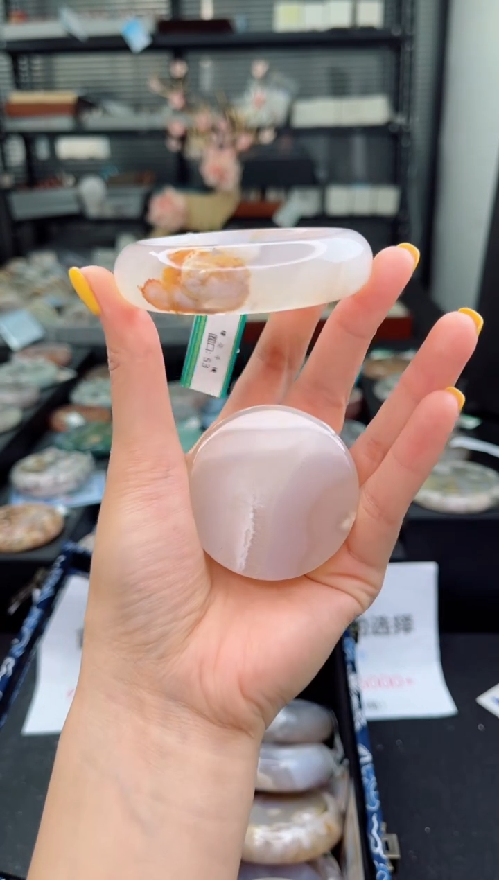 【闪购商品】石英质玉未镶嵌手镯53圈口（赠品镯心）1881164