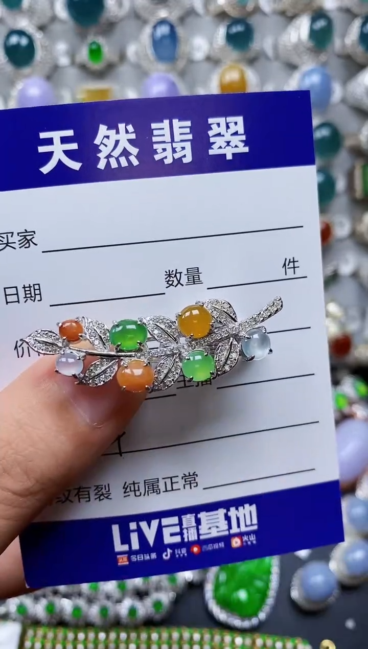 【闪购商品】翡翠颈饰银S925镶嵌0094