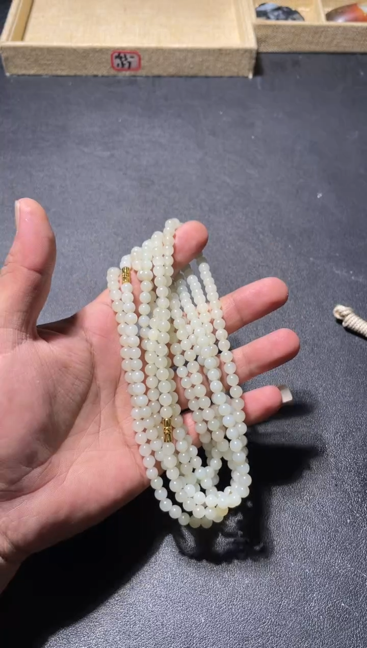 项链未镶嵌和田玉卡6多圈多样性发一