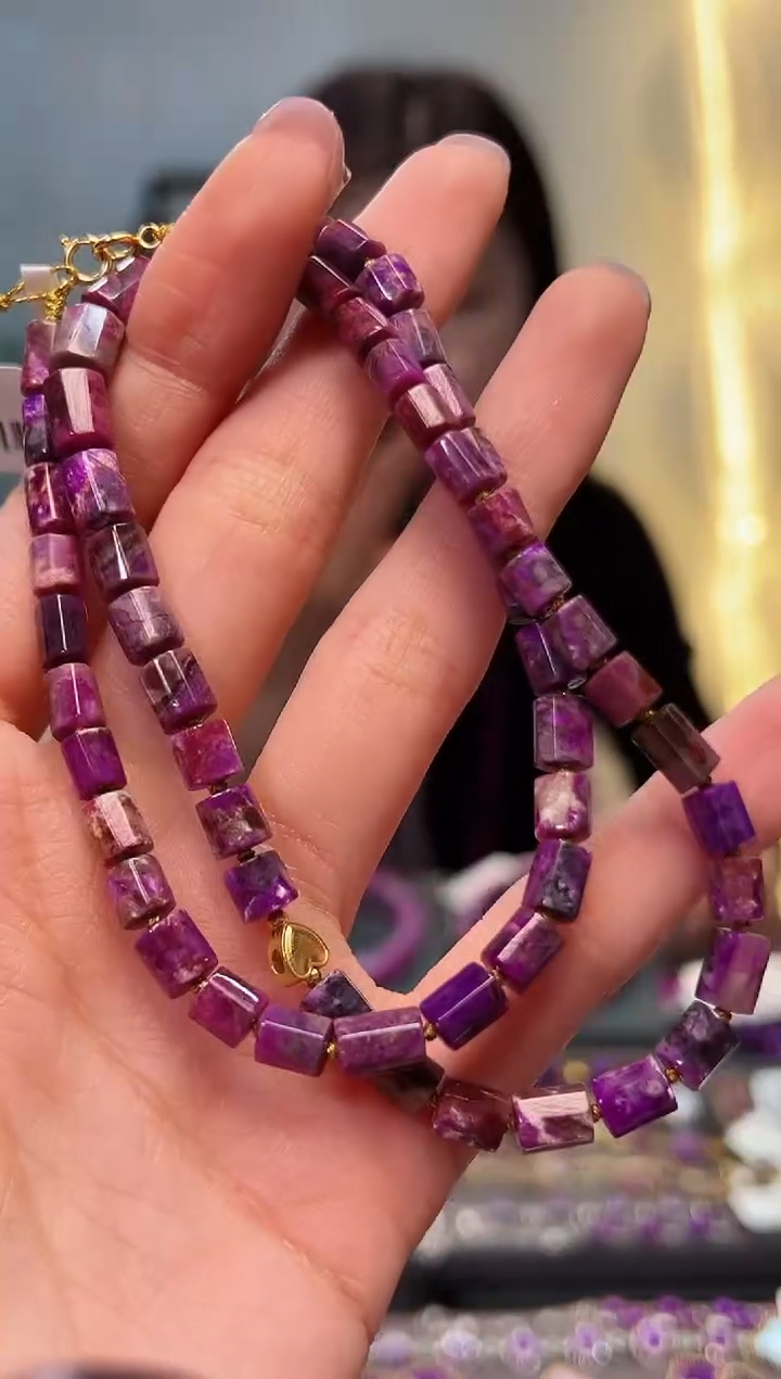 【闪购商品】苏纪石（舒俱来）项链18K金镶嵌1