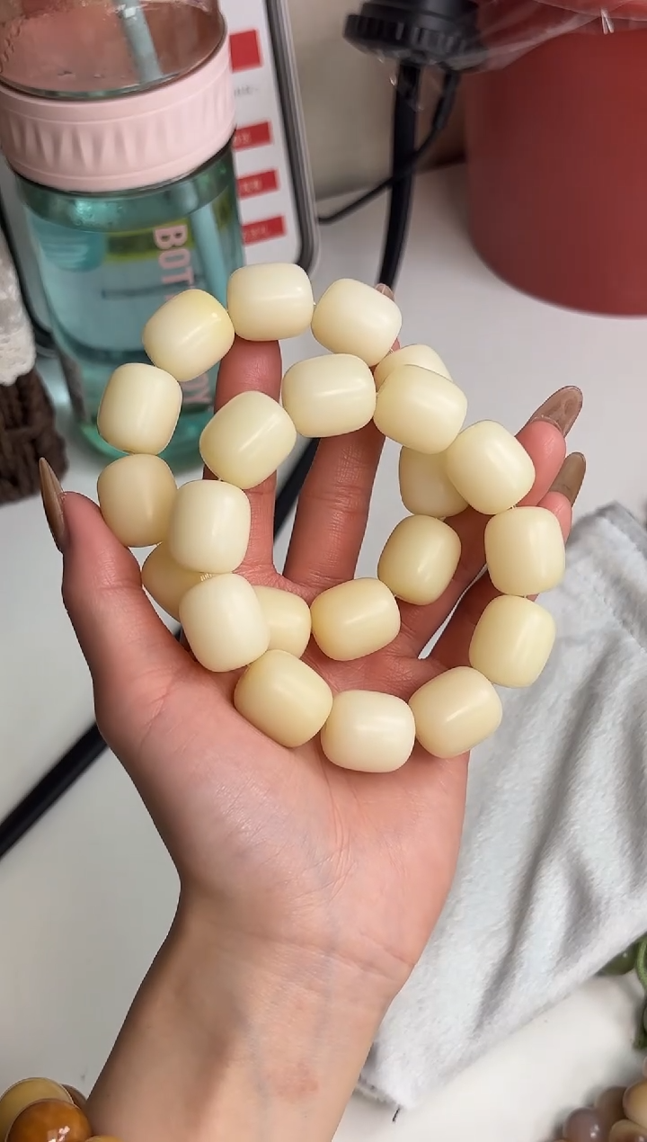 手串菩提根/象牙果沐c57黄油芝士干磨年糕17*19mm手串