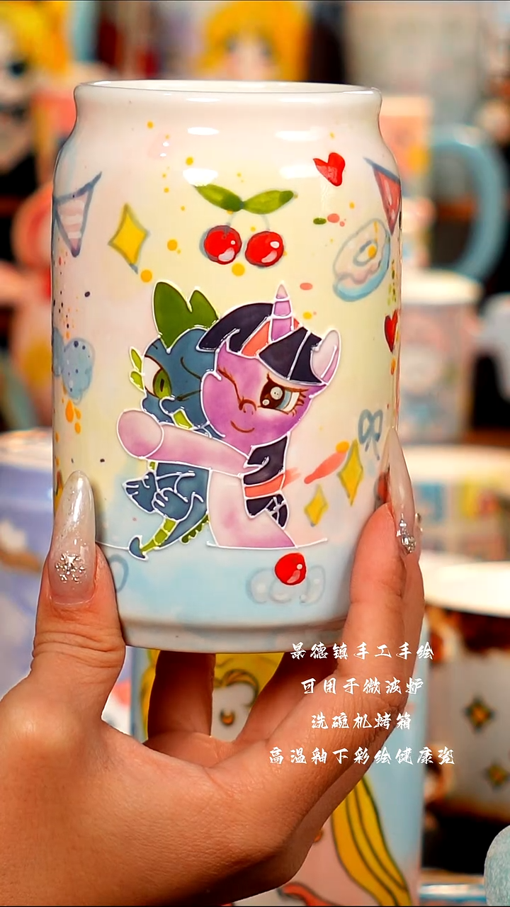 景德镇设计款手工手绘杯杯