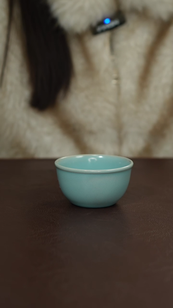 摆件陶原矿原釉汝宋汝瓷