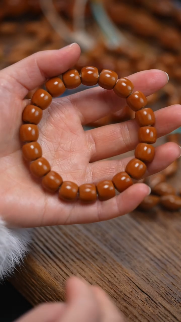 手串/手链橄榄核12mm 核中断