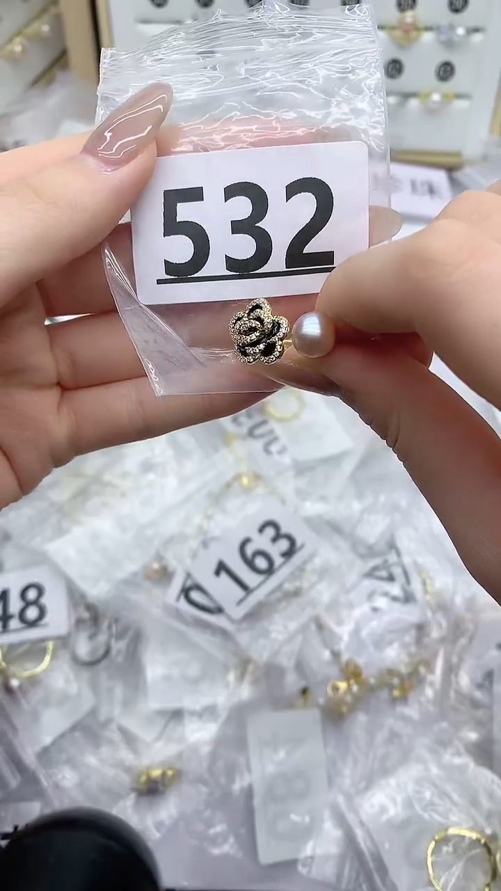 合金珠宝奇石淡水珍珠532