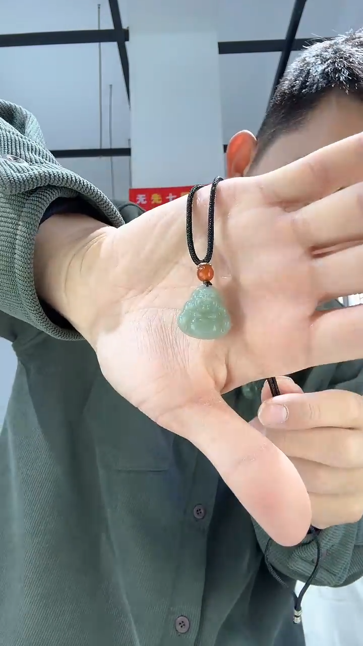 【闪购商品】和田玉颈饰未镶嵌厚装佛公吊坠 多样性发