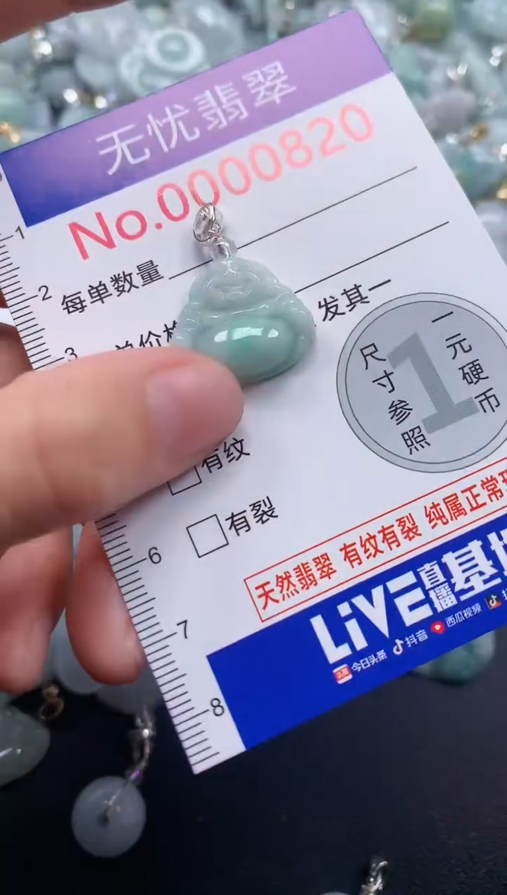 颈饰未镶嵌翡翠820