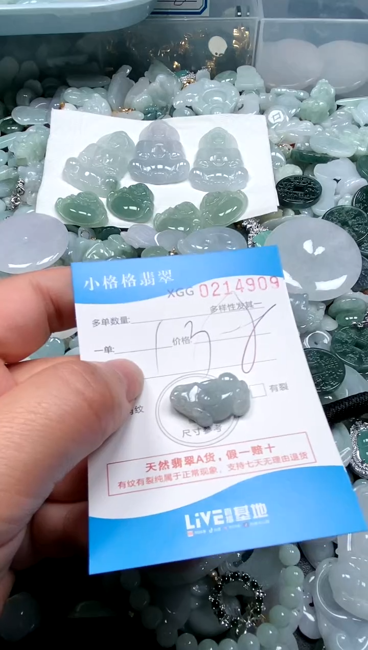 【闪购商品】翡翠颈饰未镶嵌闪购商品0214909