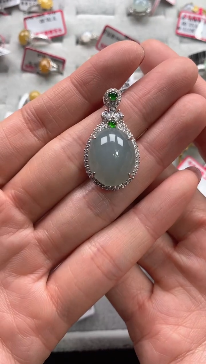 【闪购商品】翡翠戒指银S925镶嵌333333333333