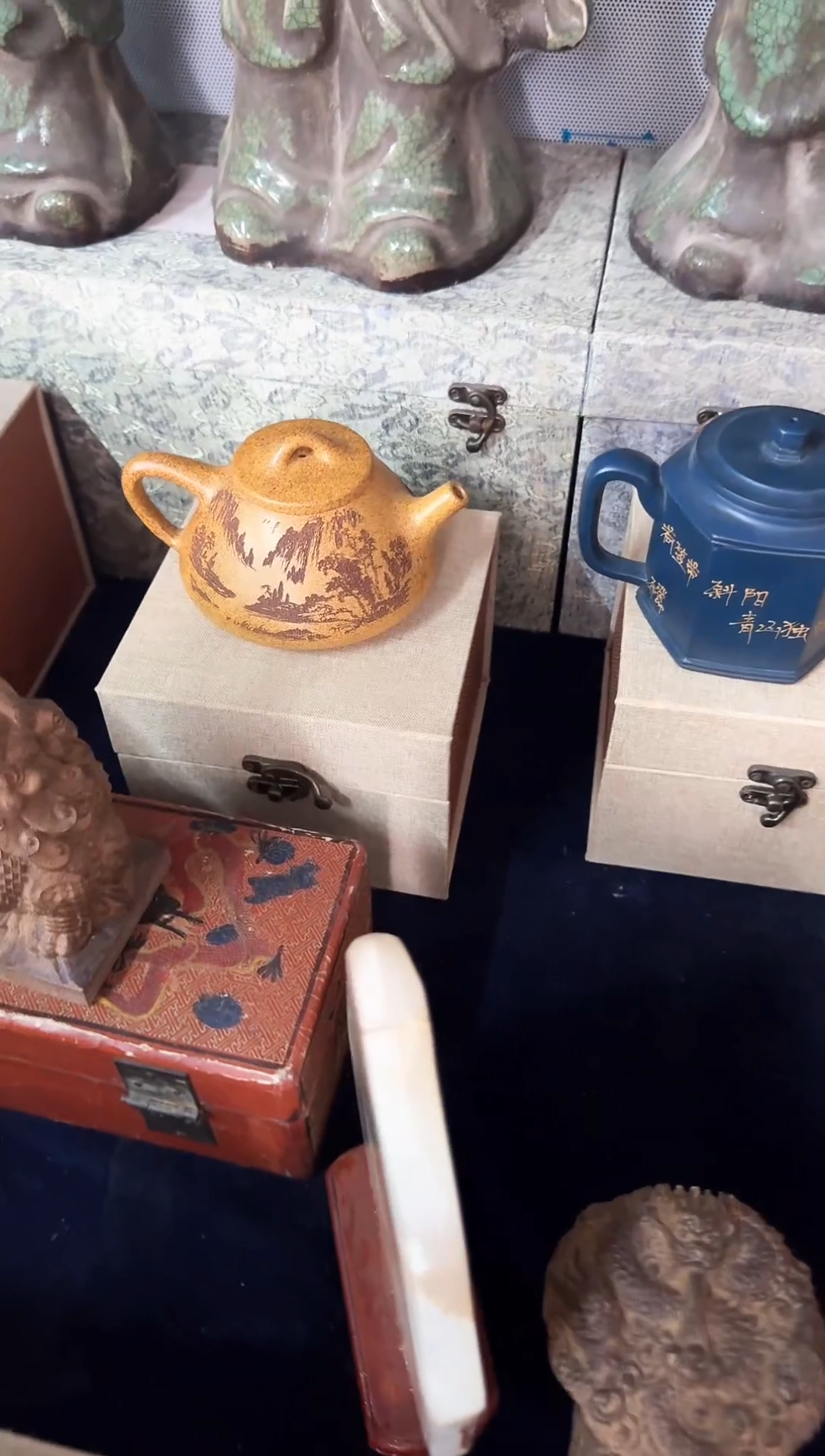 瓷片锦芸堂恭喜发财