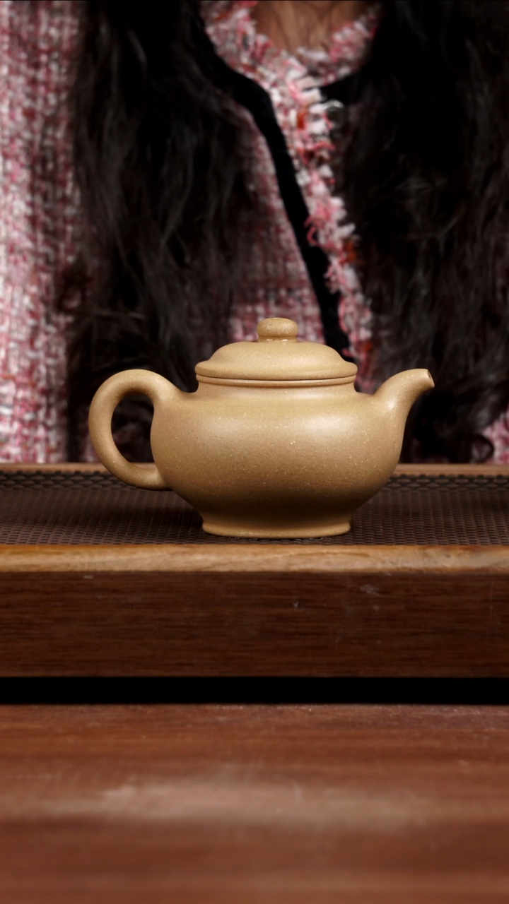 【闪购商品】紫砂茶壶墨绿泥掇只275CC