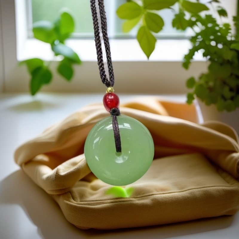 【大喜儿】浅绿面包扣吊坠-12WQ455时尚女士多样性发一个