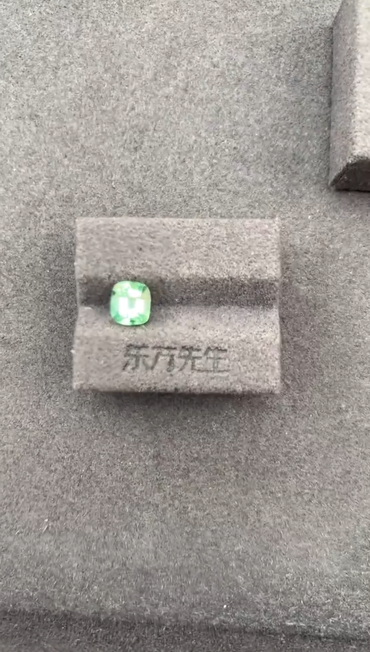 未镶嵌珠宝半成品碧玺踏*1ct绿碧玺  定制  GH