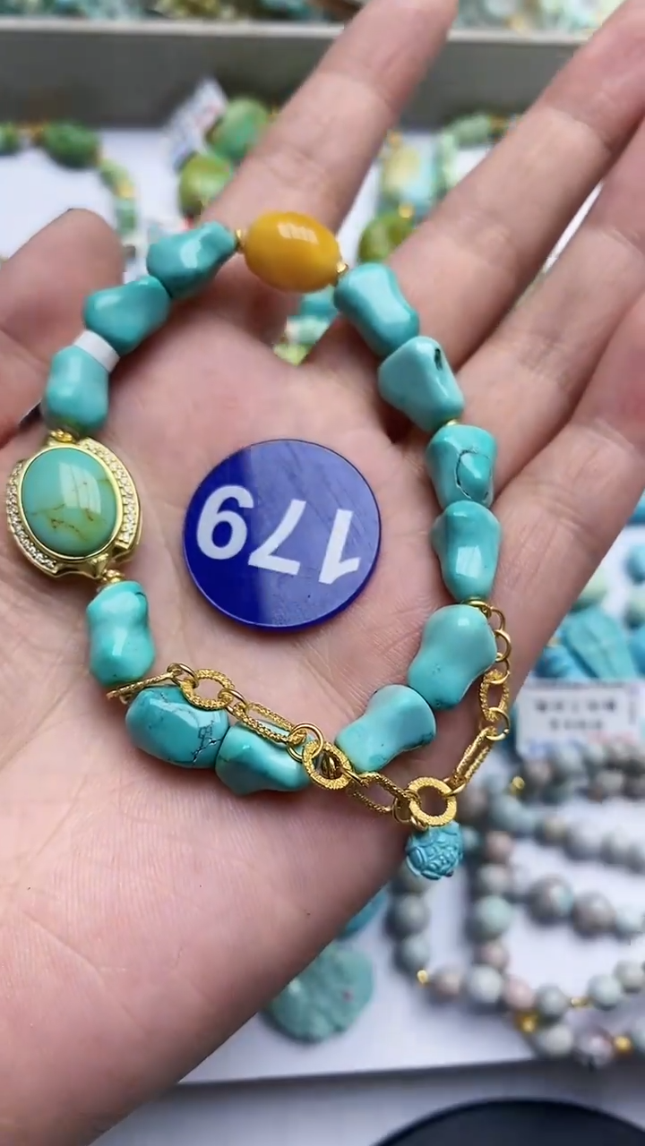 【闪购商品】绿松石手链未镶嵌179