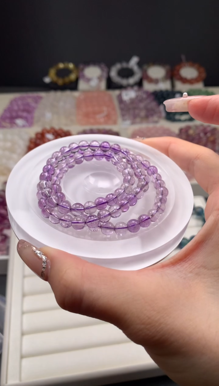 【闪购商品】水晶手链未镶嵌紫水晶 B47