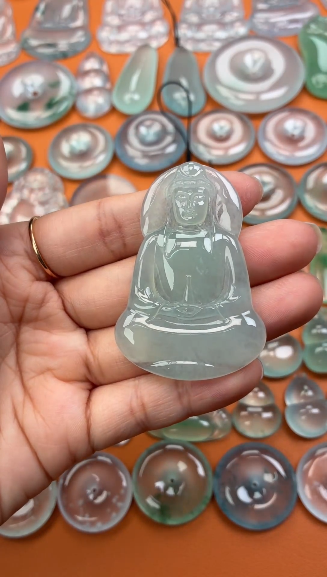 吊坠(不含链)未镶嵌翡翠20 素衣 55 38.4 6.0