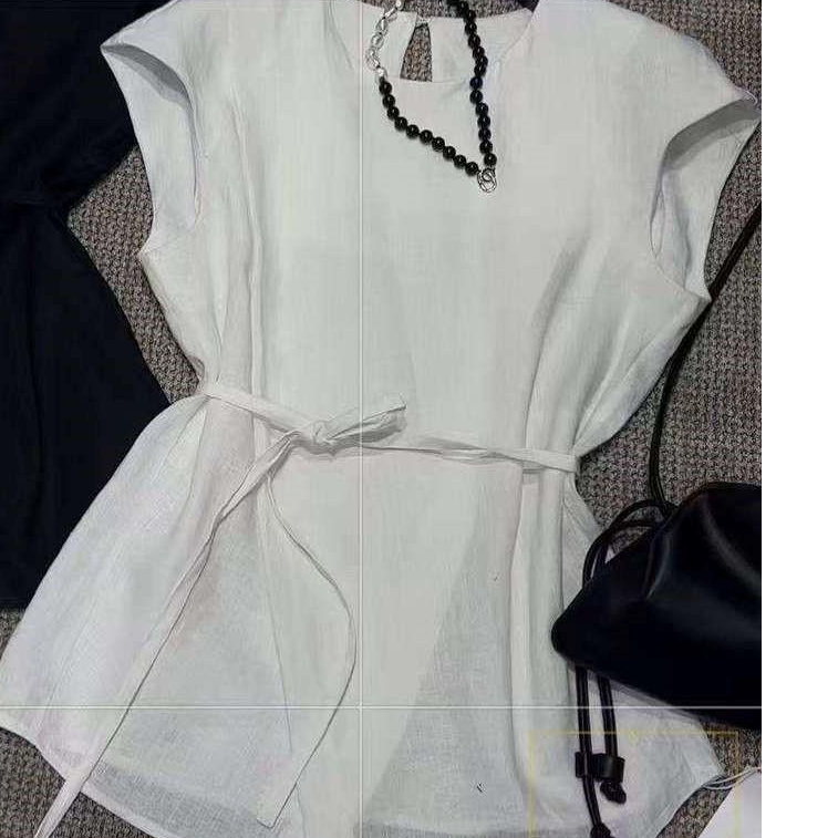 DEZI宝藏衣橱可收腰气质百搭显瘦无袖小衫HD59109066