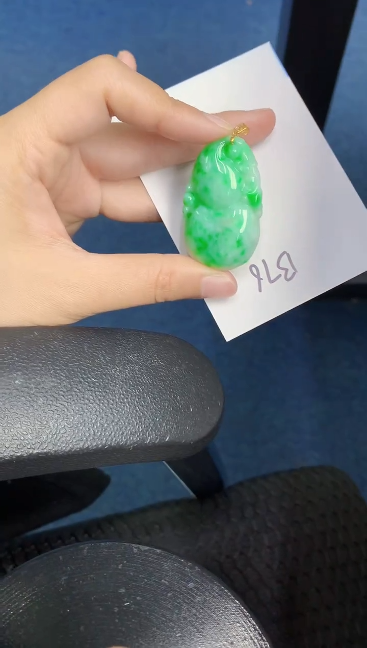 【闪购商品】翡翠颈饰18K金镶嵌000000000