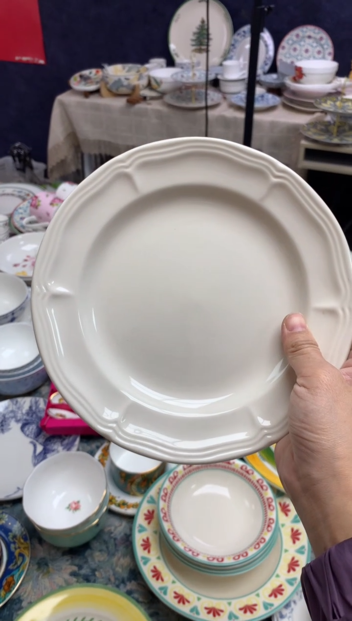 【闪购商品】瓷片CC541陶瓷没有完美无瑕陶瓷1个8寸