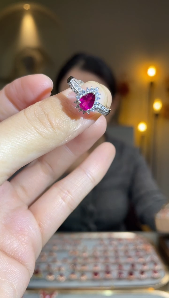 银S925镶嵌手饰碧玺手饰