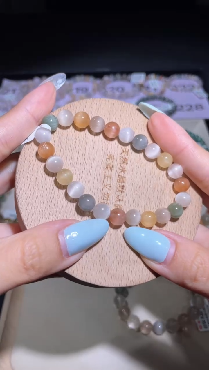 水晶手链未镶嵌228号多样性发货一A 7+