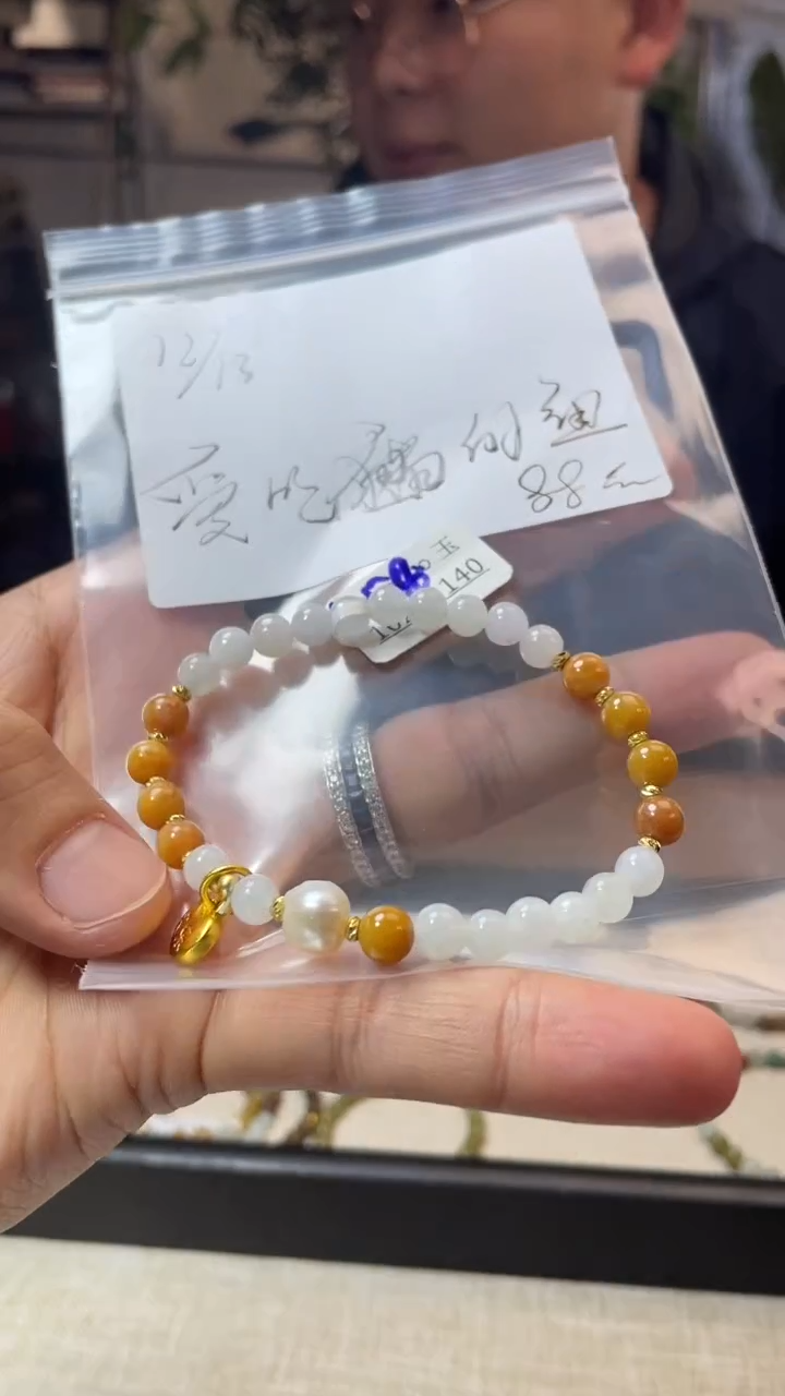 未镶嵌手链翡翠爱***鱼手串