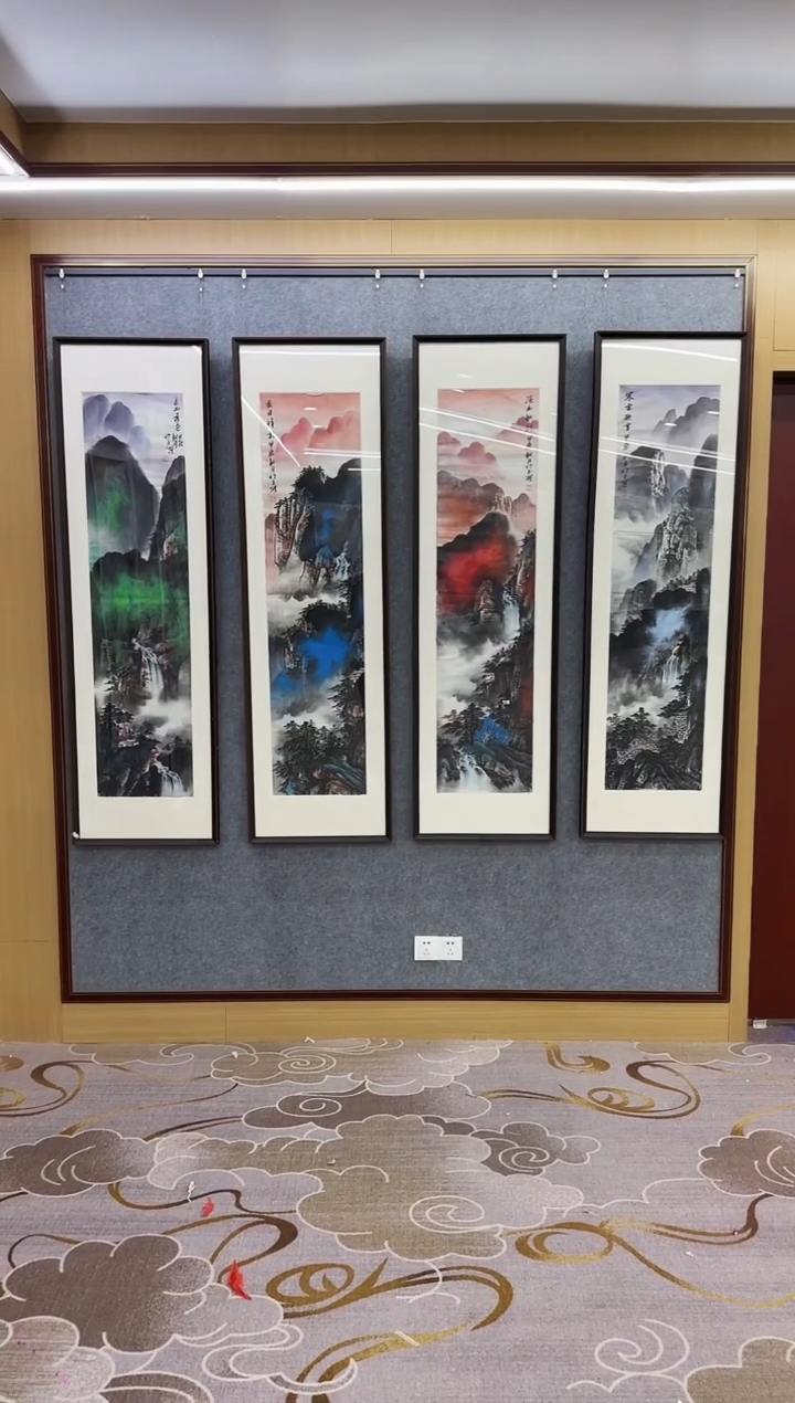 【闪购商品】绘画绘画Y-张伦玉-四尺条屏-山水画