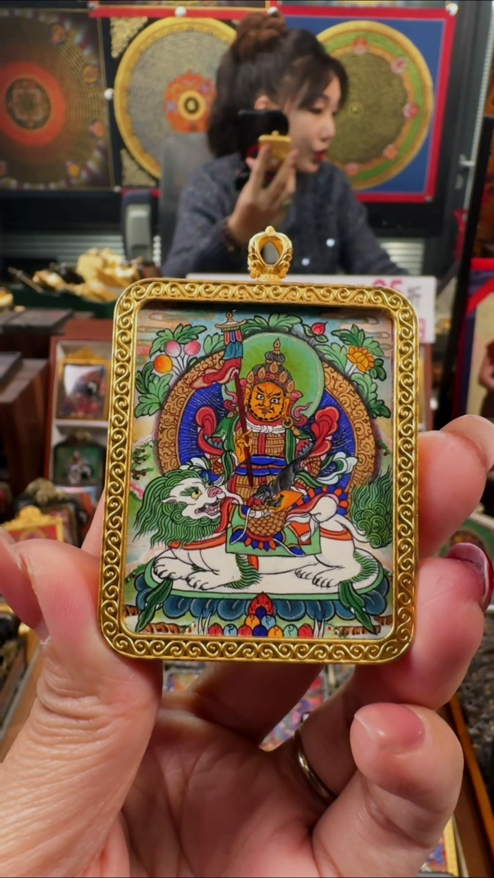 【闪购商品】吊坠壹善缘城手绘唐卡c宝天年终大促