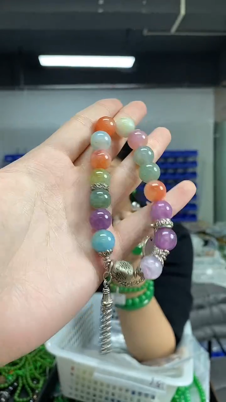 未镶嵌手链碧玺多样性发其一颜色微差