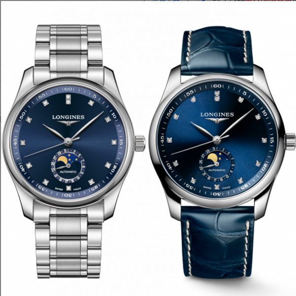 99新 Longines/浪琴 40-42/四针蓝盘带钻/909-919/自动机械
