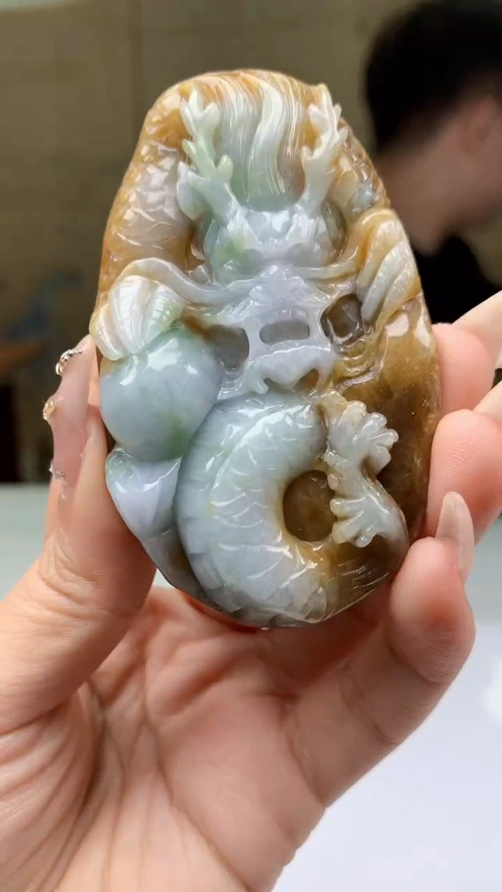 【闪购商品】定制翡翠未镶嵌4917ty-毛货挂件53