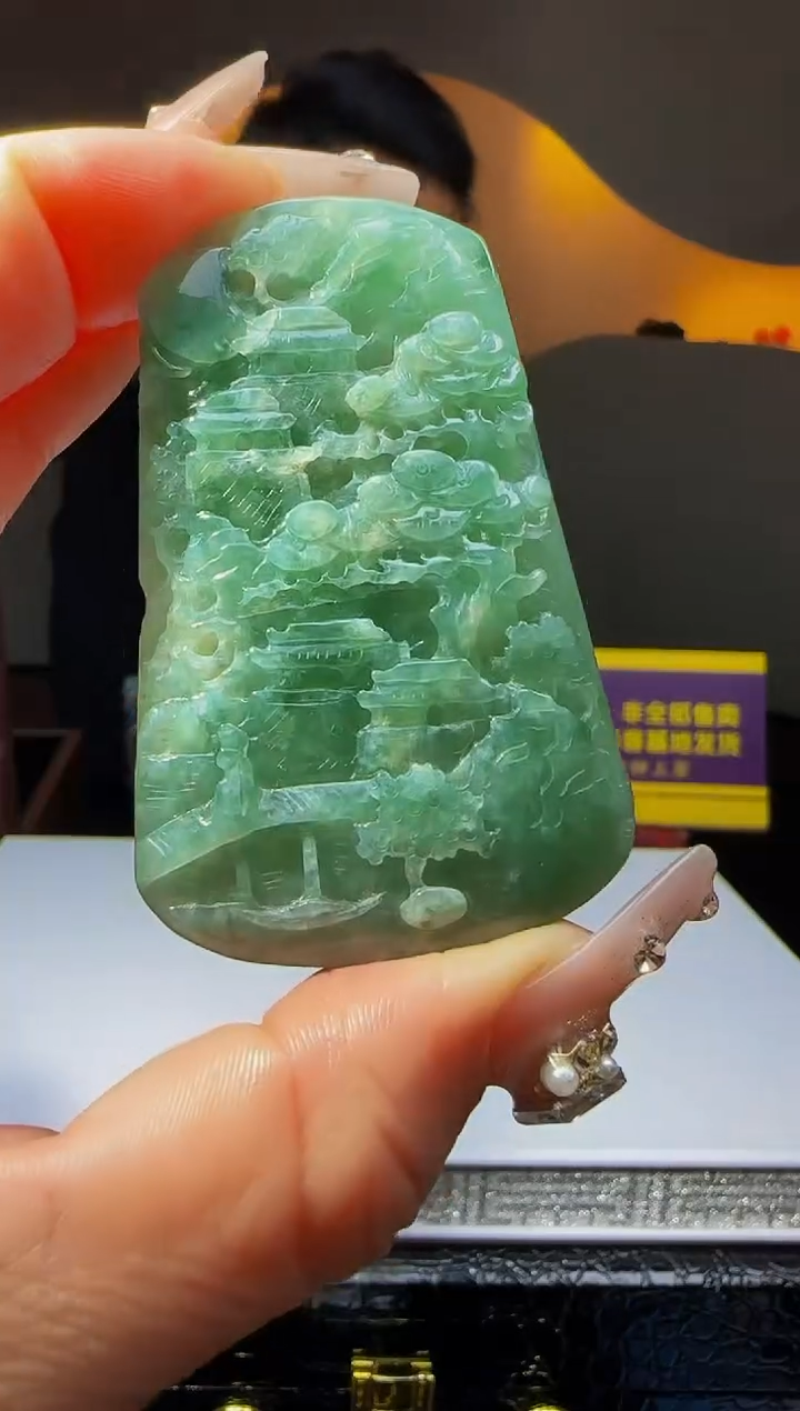 【闪购商品】定制翡翠未镶嵌Q03352翡翠毛货