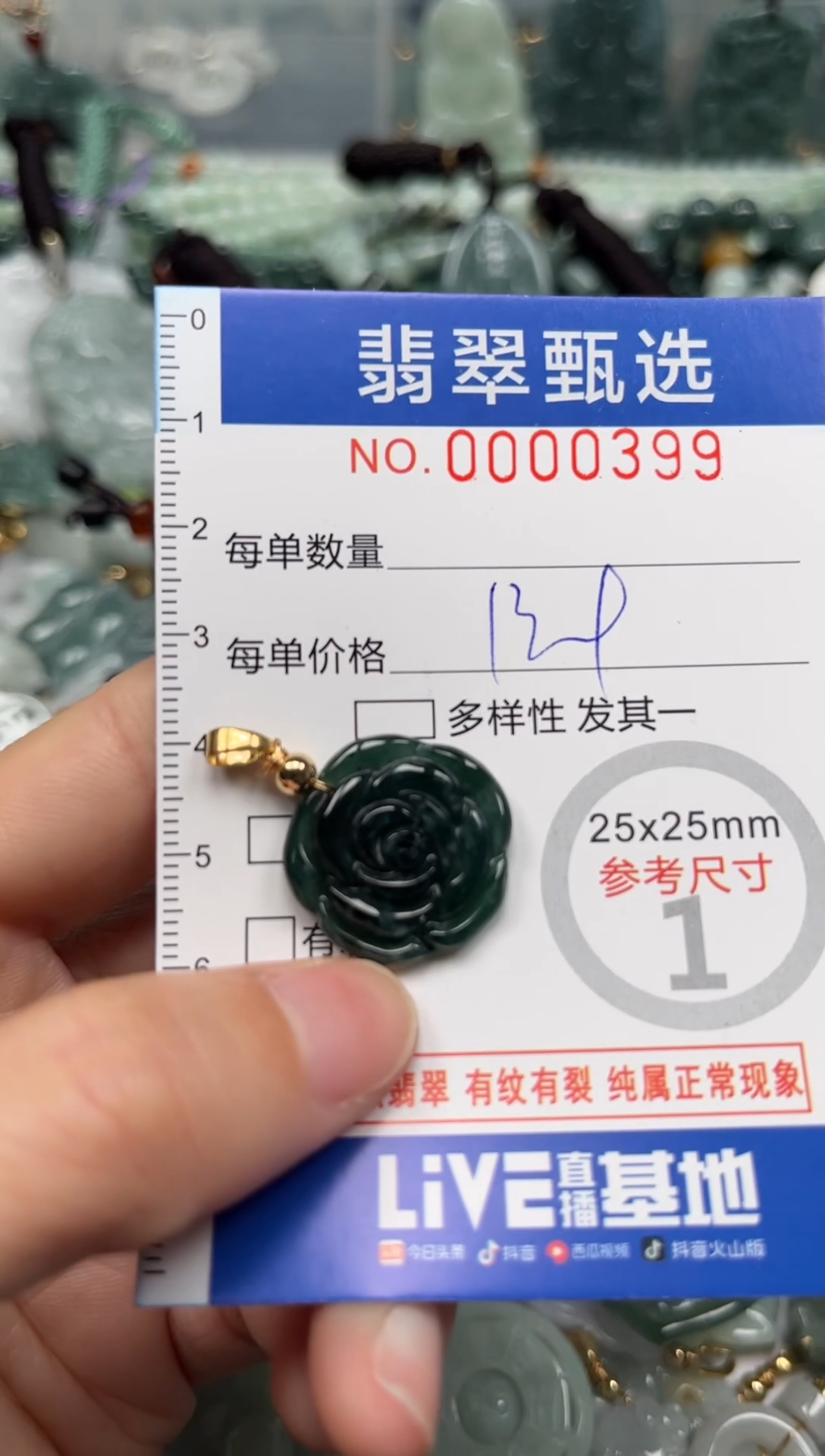 【闪购商品】翡翠颈饰未镶嵌00..0399