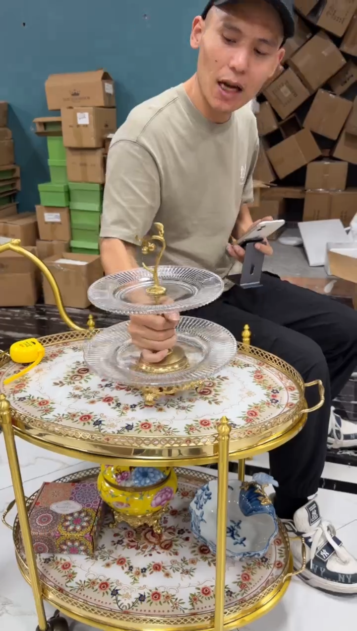 黄铜黛姿家居装饰品摆件  