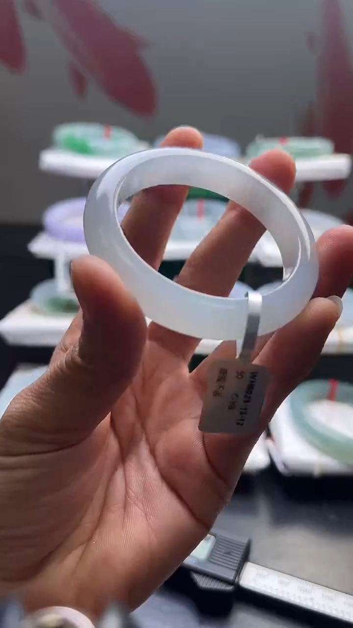 未镶嵌手镯翡翠翡翠手镯5 圈口50