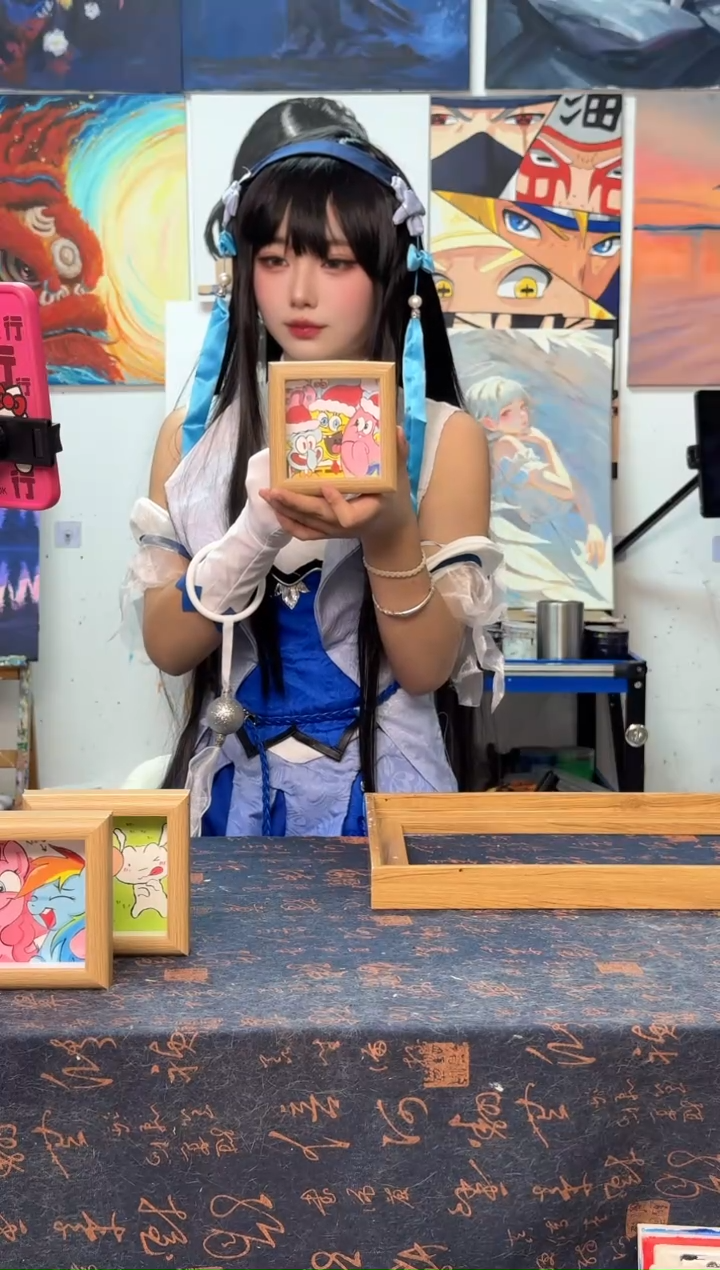 丙烯画m****r海绵宝宝丙烯画y