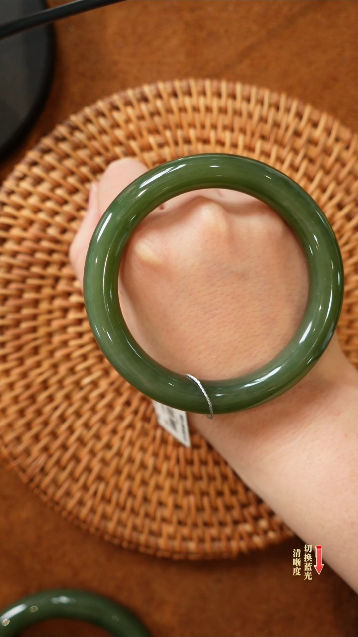 【闪购商品】和田玉手镯未镶嵌0213-005（60圈口）