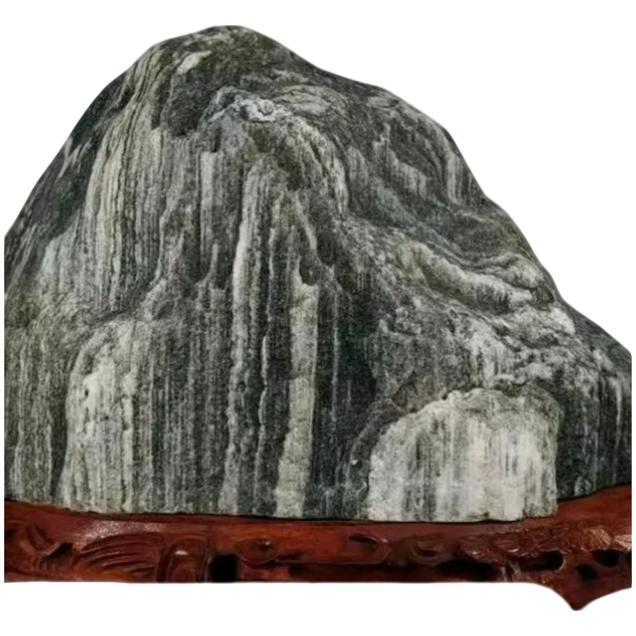 奇石原石靠山石室内玄关书房风化老料雕刻老物件奇石摆件桌面