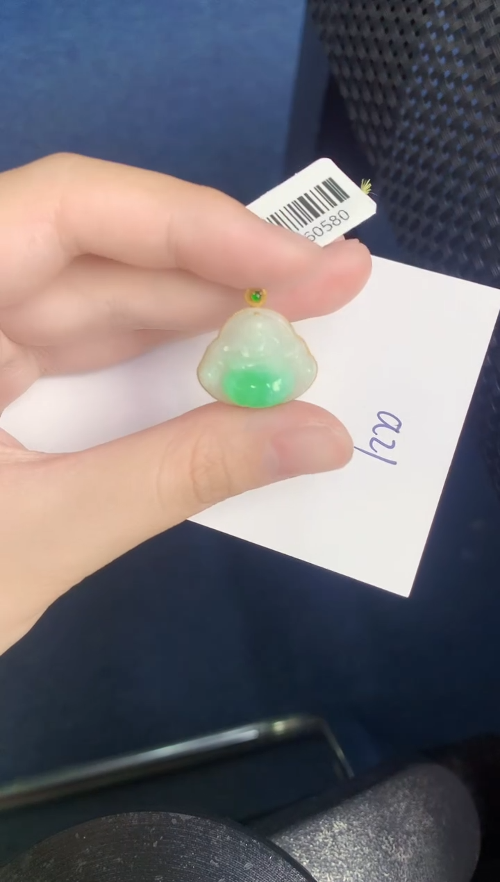 【闪购商品】翡翠颈饰18K金镶嵌000000000