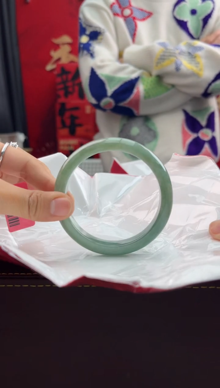 【闪购商品】翡翠手镯未镶嵌1翡翠手镯59-60--61