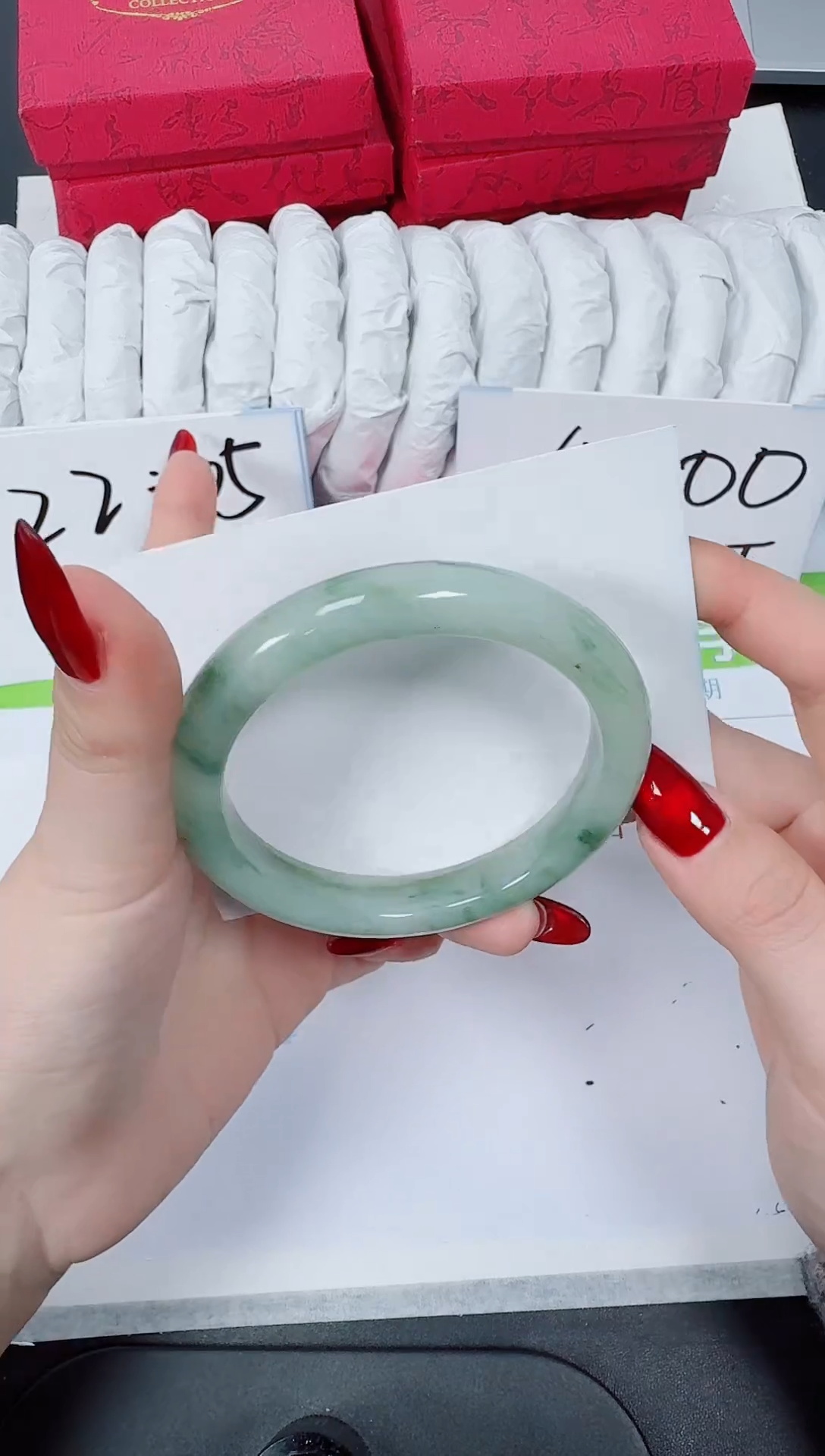 【闪购商品】石英质玉手镯未镶嵌K75-56.3