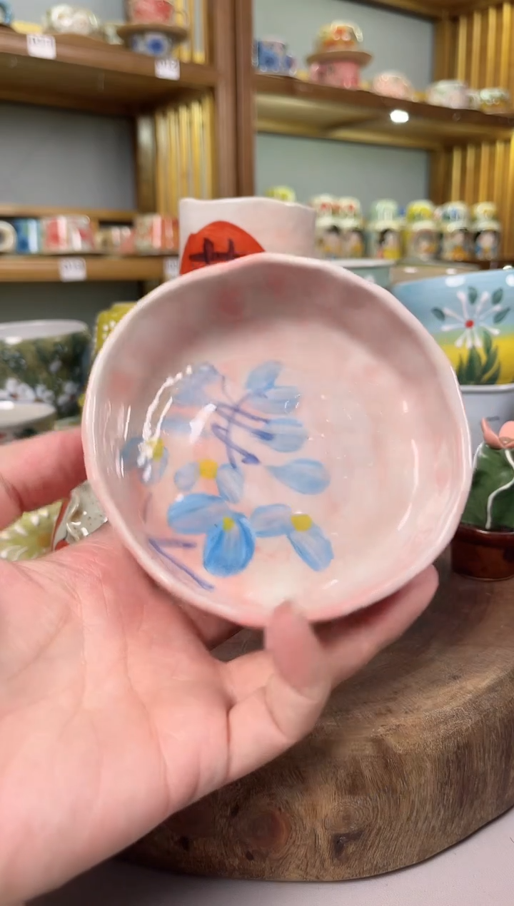 瓷片手绘高温釉下彩陶瓷