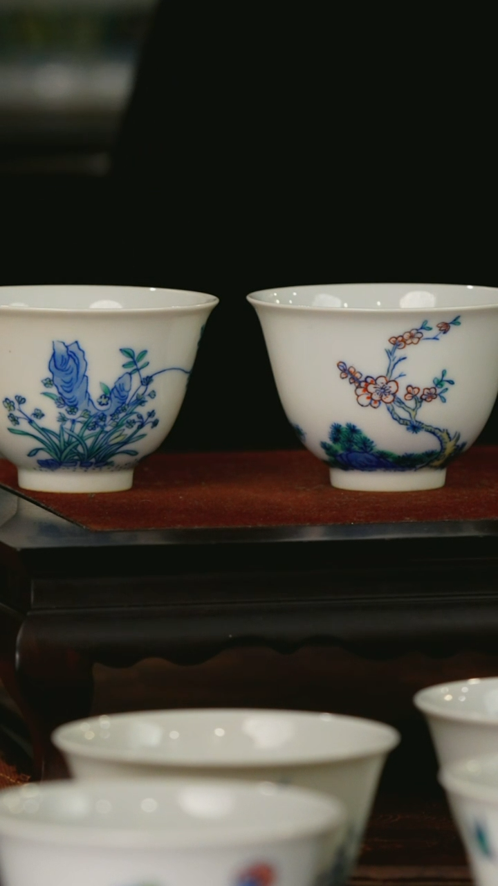 【闪购商品】栗子严选景德镇茶器@@涂杏花