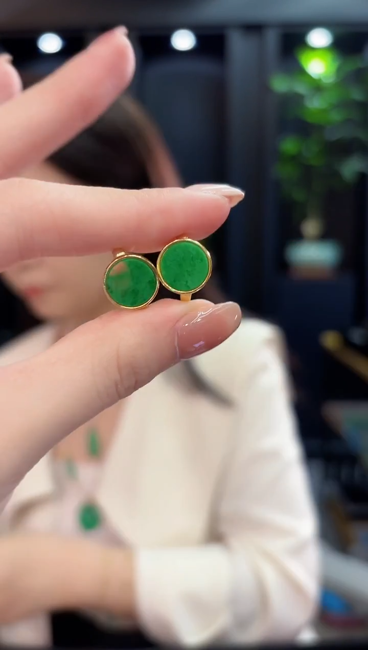 未镶嵌翡翠耳饰缅甸A货/多样性发货/一件