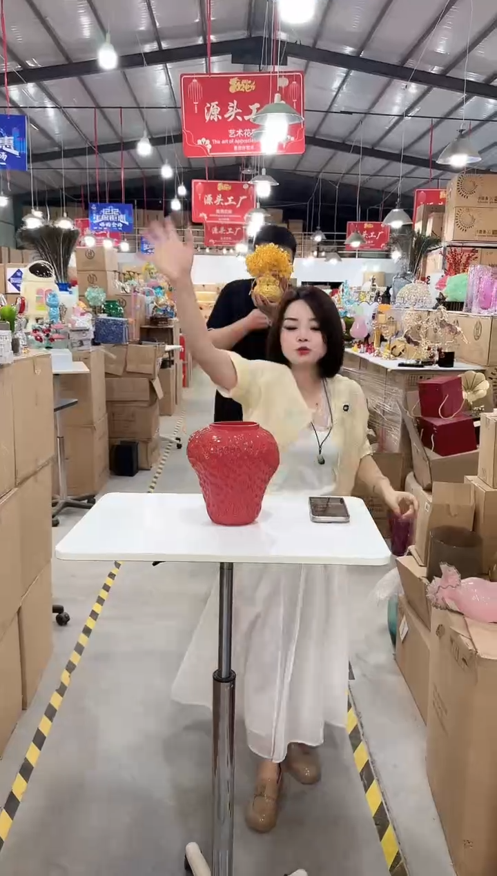 琉璃手工艺品优选花瓶花器R-早26